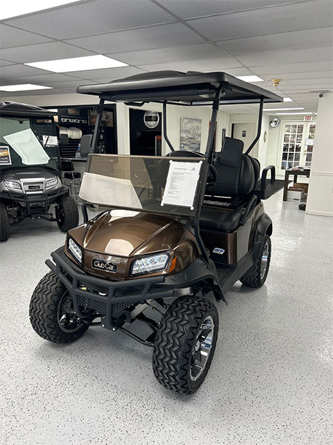Club Car® Certified Pre Owned 4 seater Lithium ION Lifted