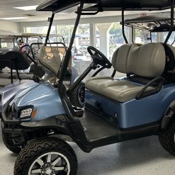 Alternative view of Club Car® 2026 CPO Metallic Ice Blue® 4 seater Lithium ION Lifted